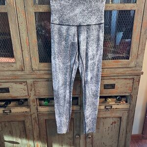 lululemon athletica Black and Gray Leggings